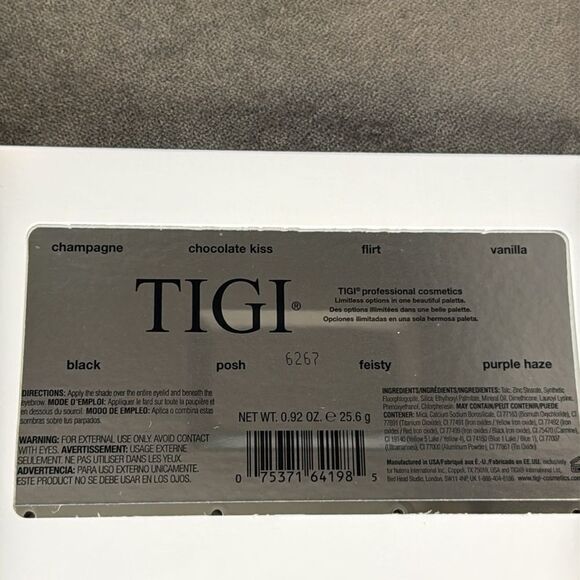 TIGI Professional Cosmetics High Density Eyeshadow Palette 8 Colors Mirror NEW - Picture 5 of 9